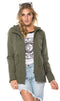 Hooded Parka Coat in Olive (Plus Sizes Available S-L)